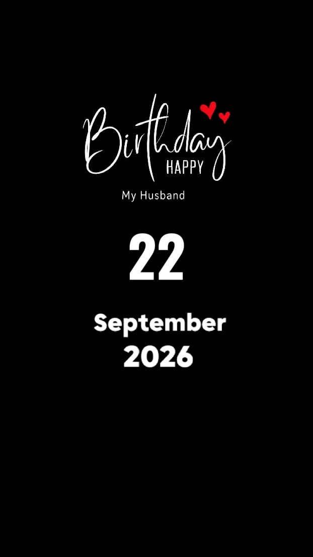 HBD HUSBAND 22 SEPTE