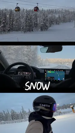 Snowing