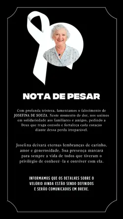 NOTA DE PESAR