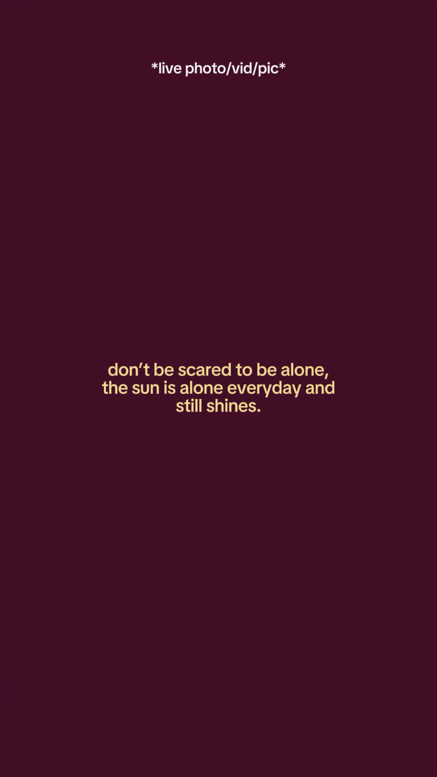 Don’t be scared
