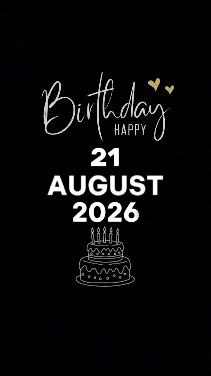 BDAY SON 21 AUGUST 