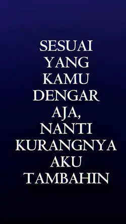 SesuaiYangKamuDengar