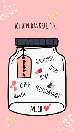 Dankbarkeitsglas 