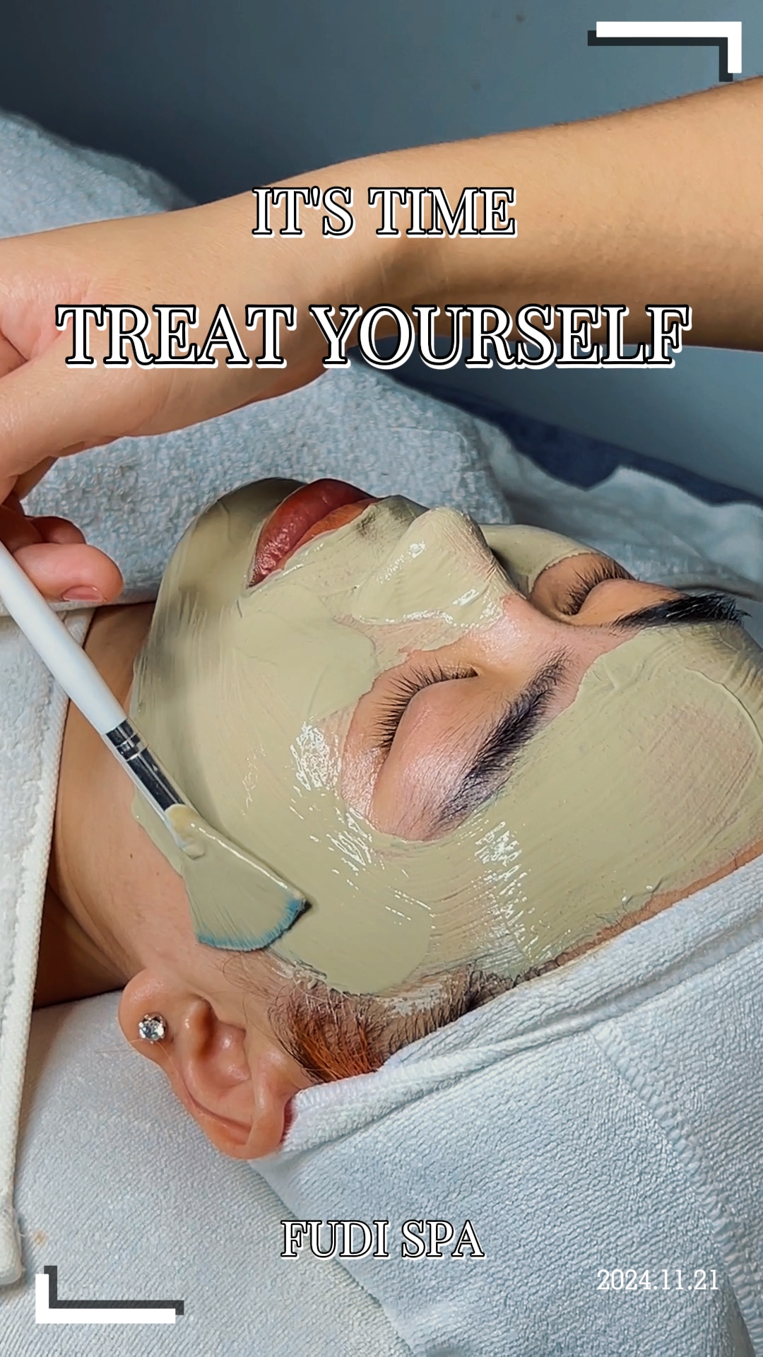 Masaje facial de spa