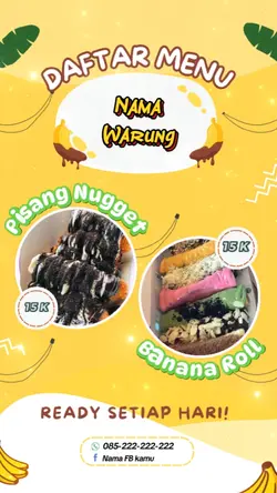 jualan aneka pisang