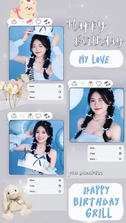 Happy birthday grill