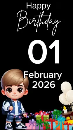 HBD My Son 01 Feb