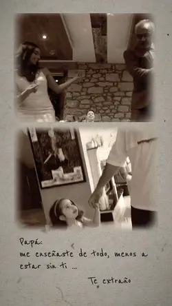 Te extraño, papá.💔😔