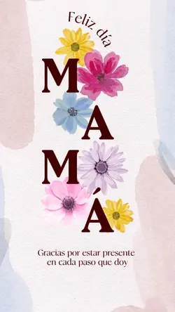 Feliz dia Mamá
