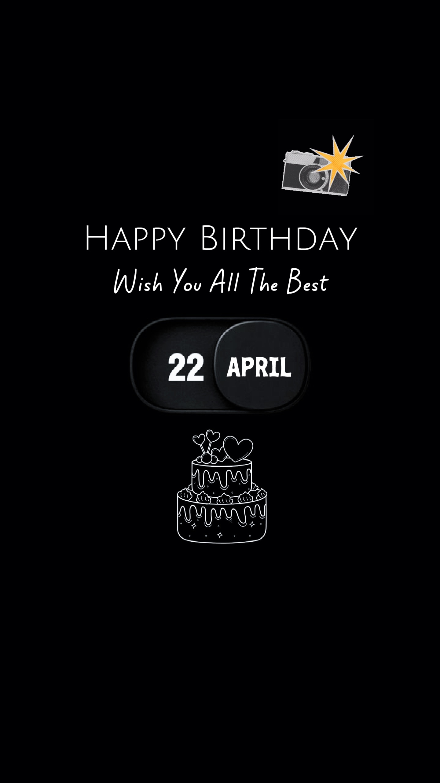 HBD TO ME 22 AVRIL