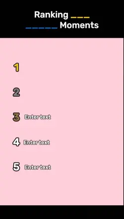Ranking template