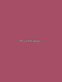 the cut that always.