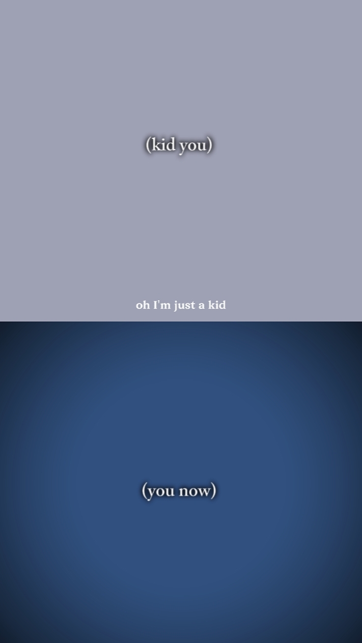 I'm just a kid