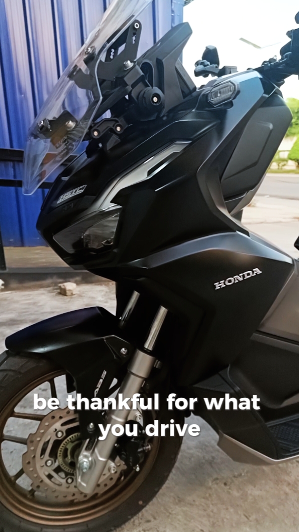 Bersyukur di motor