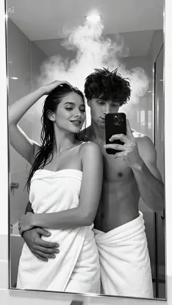 Selfie im Badezimmer