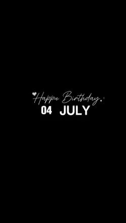 HBD 04 JULY......