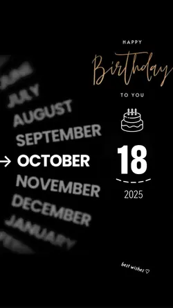 hbd 18 october 2025