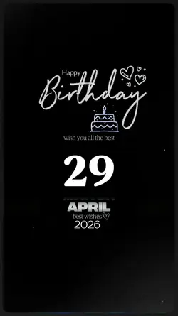 Hbd 29 April 2026