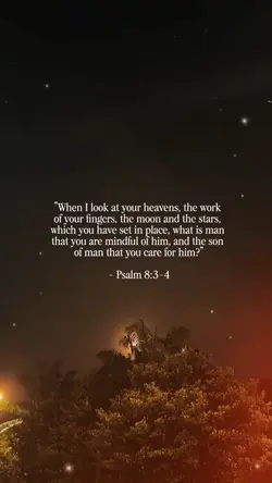 Psalm 8:3-4
