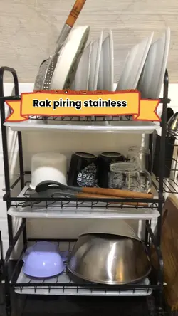 Rak piring stainless