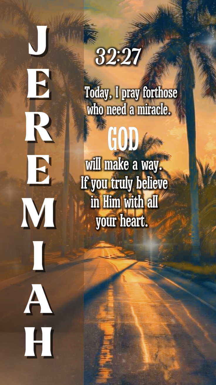 JEREMIAS 32: 27