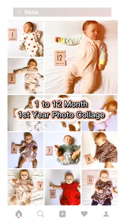 1 to 12 Month Photo