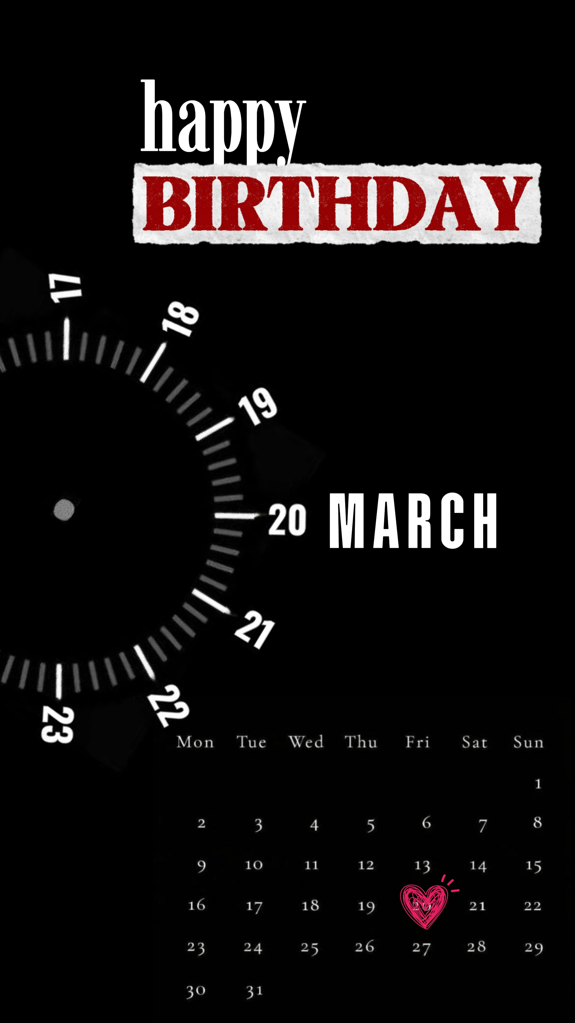 Ulang tahun 20 Maret