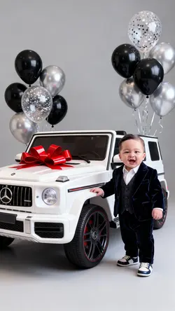 AI birthday baby boy