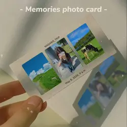 思い出フォトカード｜📷3枚