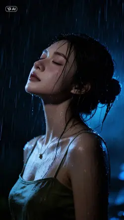 Chụp ảnh dưới mưa AI