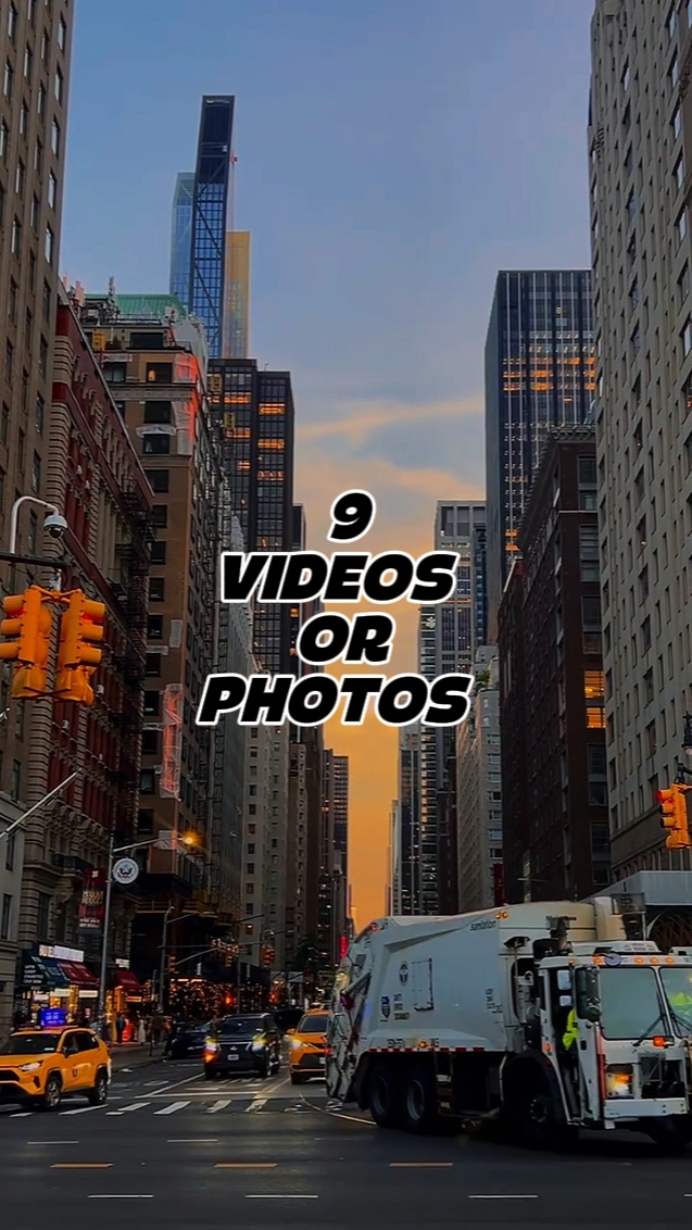 9 VÍDEOS OU FOTOS 
