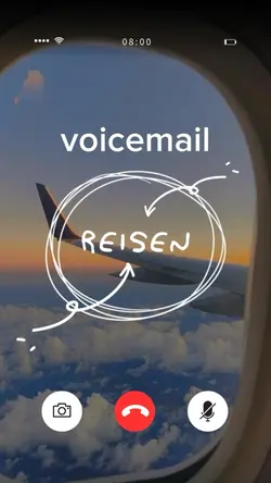 Voicemail: Reisen 