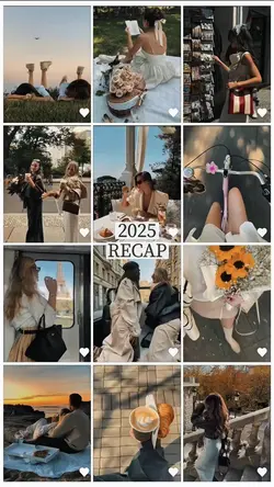 2025 recap collage 🤍