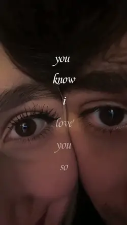 u know i love you so