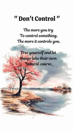 Don't control 