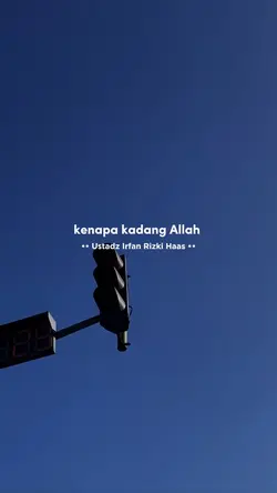 Kenapa kadang Allah 