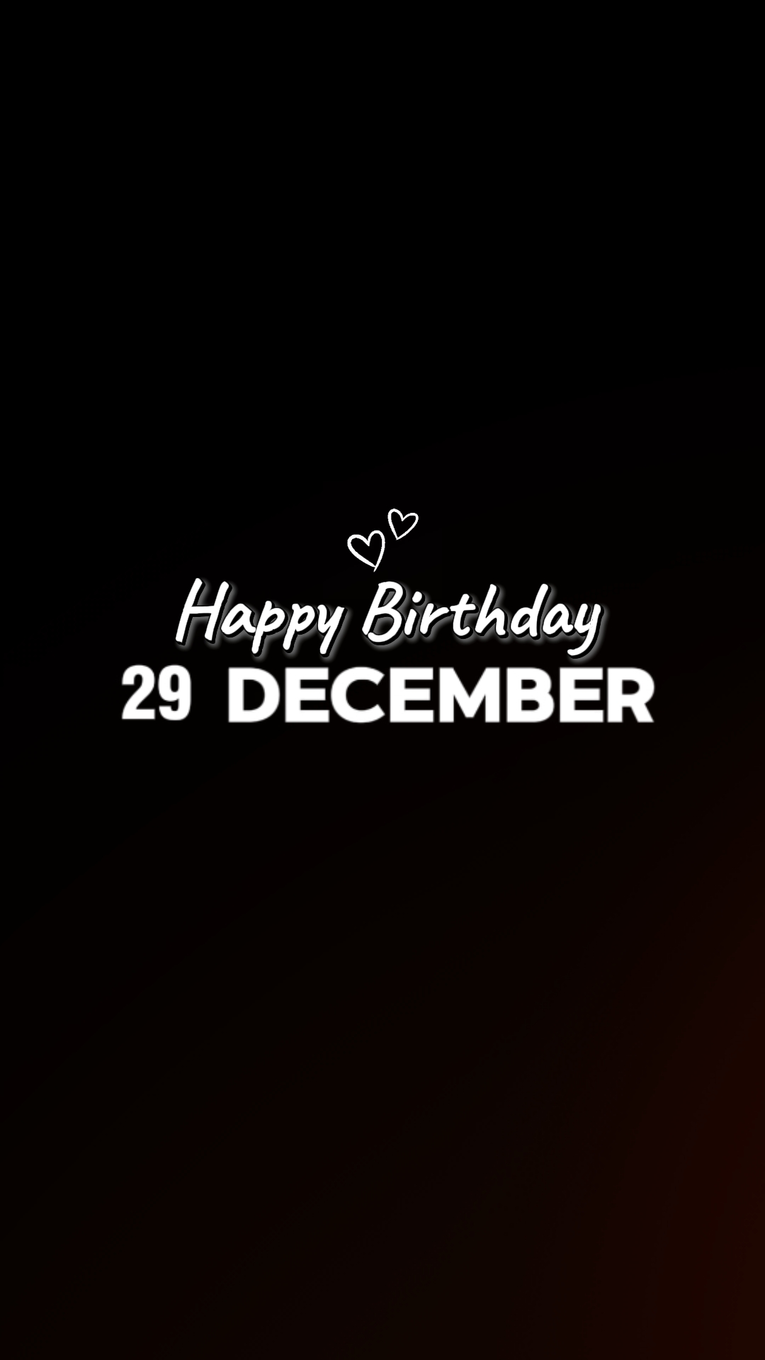 HBD 29 Desember