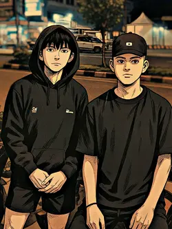 manga friends cool
