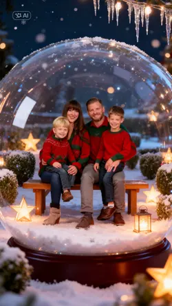 christmas snow globe