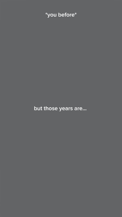 but those years are