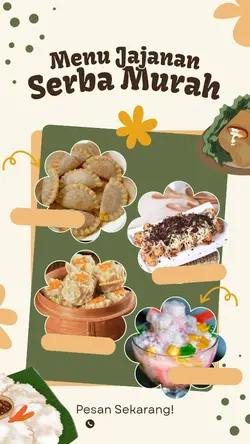 menu jajanan kedai