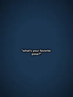 Favorite pose 