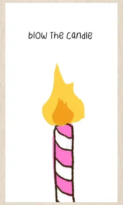 blow the candle 