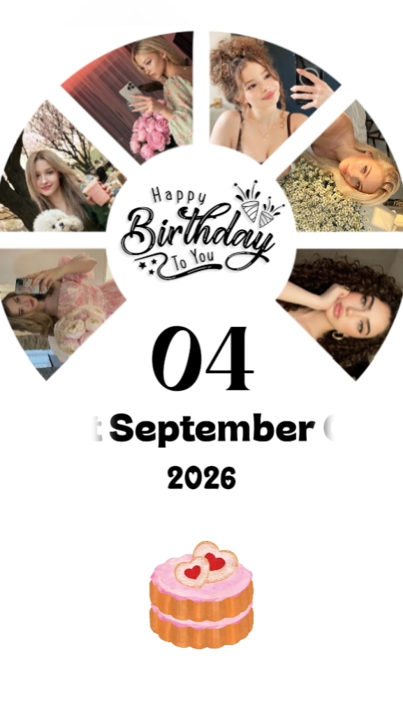 Birthday 4 September