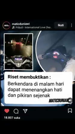 motoran malam hari