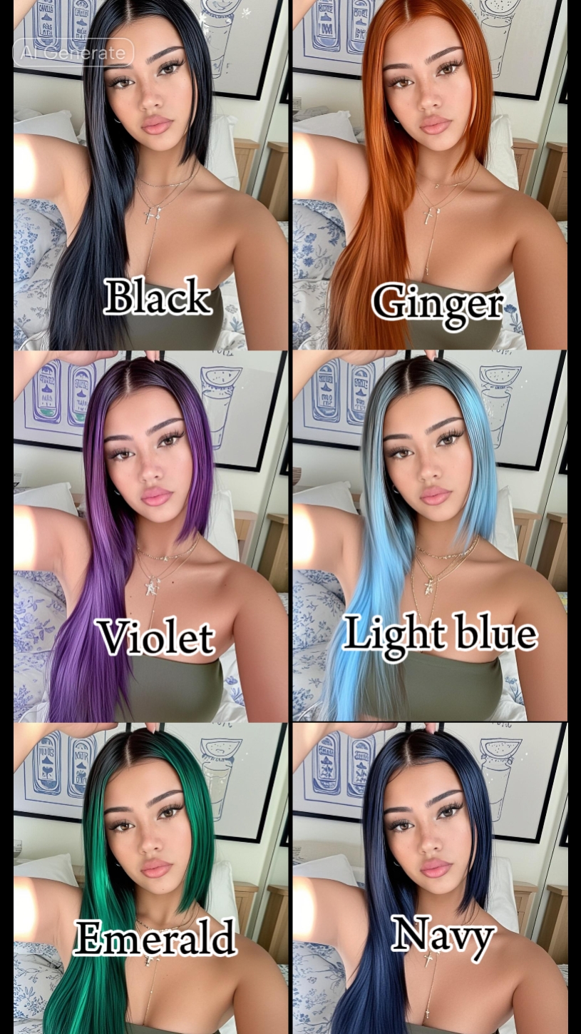 Colores de cabello de tendencia 