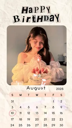 BIRTHDAY 10 AUGUST