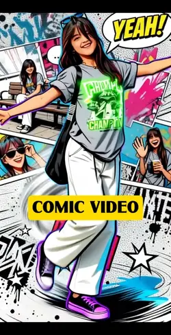 Comic Video Panel