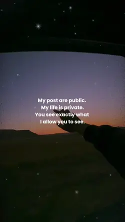 my life is private