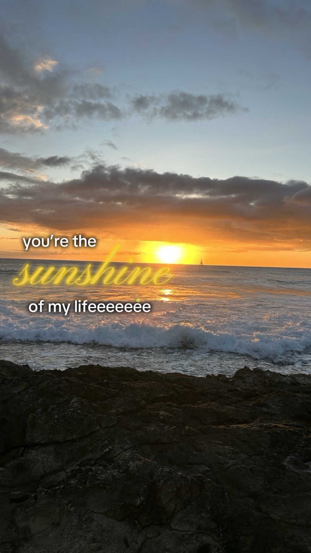 soleil de ma vie!